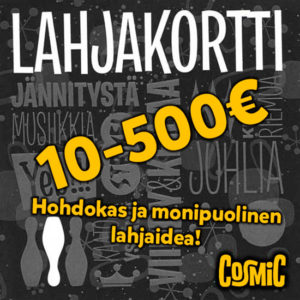 Vapaavalintaisen suuruinen lahjakortti Cosmiciin!